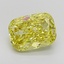 4.20 Ct. Fancy Intense Yellow Cushion Lab Grown Diamond