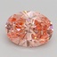 2.00 Ct. Fancy Vivid Pink Oval Lab Grown Diamond