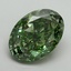 10.74 Ct. Fancy Vivid Green Oval Lab Grown Diamond