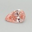 0.30 Ct. Fancy Vivid Pink Pear Lab Grown Diamond