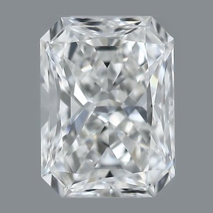 Radiant diamond — real photo