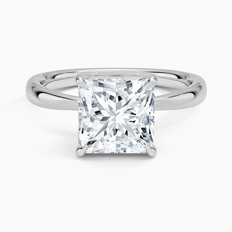 18K White Gold Freesia 2.7mm Solitaire Ring