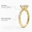 18K White Gold Versailles Hidden Halo Diamond Ring, smallinfographic