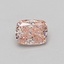 0.51 Ct. Fancy Vivid Pink Cushion Lab Grown Diamond