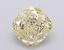 1.28 Ct. Fancy Intense Yellow Cushion Lab Grown Diamond