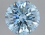 3.01 Ct. Fancy Vivid Blue Round Lab Grown Diamond