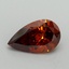 1.48 Ct. Fancy Vivid Orange Pear Lab Grown Diamond