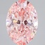 4.01 Ct. Fancy Vivid Pink Oval Lab Grown Diamond