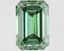 2.51 Ct. Fancy Vivid Green Emerald Lab Grown Diamond
