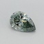 0.36 Ct. Fancy Vivid Green Pear Lab Grown Diamond