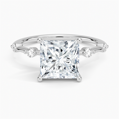 18K White Gold Aimee 1.4mm Diamond Ring