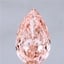 21.10 Ct. Fancy Intense Pink Pear Lab Grown Diamond