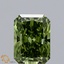 1.04 Ct. Fancy Vivid Green Radiant Lab Grown Diamond