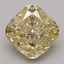 1.75 Ct. Fancy Intense Yellow Cushion Lab Grown Diamond