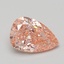 4.36 Ct. Fancy Vivid Pink Pear Lab Grown Diamond