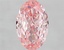 3.65 Ct. Fancy Vivid  Pink Oval Lab Grown Diamond