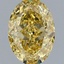 2.03 Ct. Fancy Intense Yellow Oval Lab Grown Diamond