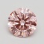 1.82 Ct. Fancy Vivid Pink Round Lab Grown Diamond