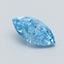 0.54 Ct. Fancy Vivid  Blue Marquise Lab Grown Diamond