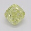 1.04 Ct. Fancy Yellow Cushion Diamond