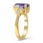 The Mellaine Ring, smalltop view on a hand