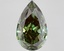 9.02 Ct. Fancy Vivid Green Pear Lab Grown Diamond