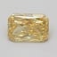 1.00 Ct. Fancy Vivid Yellow Radiant Lab Grown Diamond