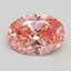 1.85 Ct. Fancy Vivid Pink Oval Lab Grown Diamond