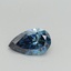 0.74 Ct. Fancy Vivid Blue Pear Lab Grown Diamond
