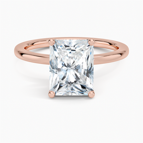 14K Rose Gold Sydney Perfect Fit Hidden Halo Diamond Ring