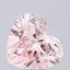 11.00 Ct. Fancy Intense Pink Heart Lab Grown Diamond