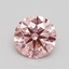 1.25 Ct. Fancy Intense Pink Round Lab Grown Diamond