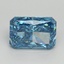 3.11 Ct. Fancy Vivid Blue Radiant Lab Grown Diamond