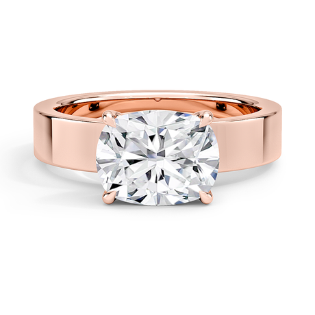 14K Rose Gold Peyton East-West Solitaire Ring