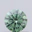 0.44 Ct. Fancy Vivid Green Round Lab Grown Diamond