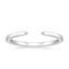 Platinum Liv 1.4mm Open Ring, smalltop view