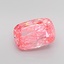 3.12 Ct. Fancy Vivid Pink Cushion Lab Grown Diamond