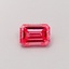 0.53 Ct. Fancy Vivid  Pink Emerald Lab Grown Diamond