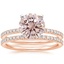 14K Rose Gold Ballad Diamond Bridal Set (1/3 ct. tw.)