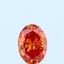 0.33 Ct. Fancy Orange Oval Lab Grown Diamond