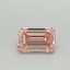 0.35 Ct. Fancy Intense Pink Emerald Lab Grown Diamond