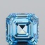 1.00 Ct. Fancy Vivid  Blue Asscher Lab Grown Diamond