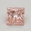 1.52 Ct. Fancy Intense Pink Princess Lab Grown Diamond