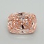 3.01 Ct. Fancy Vivid Pink Cushion Lab Grown Diamond