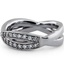 Crossover Pave Band, smallside view