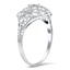 The Josephina Ring, smalltop view on a hand