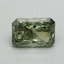 3.10 Ct. Fancy Vivid Green Radiant Lab Grown Diamond