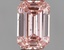 0.65 Ct. Fancy Intense Pink Emerald Lab Grown Diamond