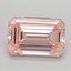 3.58 Ct. Fancy Intense  Pink Emerald Lab Grown Diamond