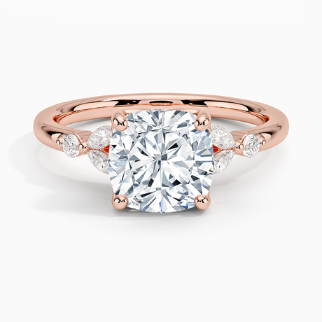 14K Rose Gold Verbena Diamond Ring